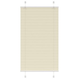 Estor Plisado crema 80x150 cm Tela Ancho 79,4 cm Poliéster de , Persianas y estores - Ref: Foro24-4015292, Precio: 19,07 €, D...