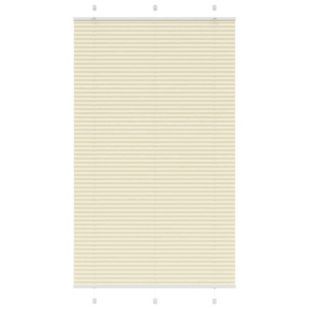 Estor Plisado crema 120x200 cm Tela Ancho 119,4 cm Poliéster de , Persianas y estores - Ref: Foro24-4015317, Precio: 28,07 €,...