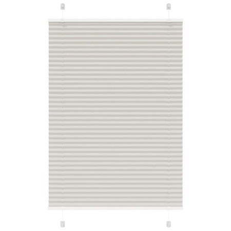Estor Plisado gris claro 95x100 cm Tela Ancho 94,4 cm Poliéster de , Persianas y estores - Ref: Foro24-4015329, Precio: 17,52...