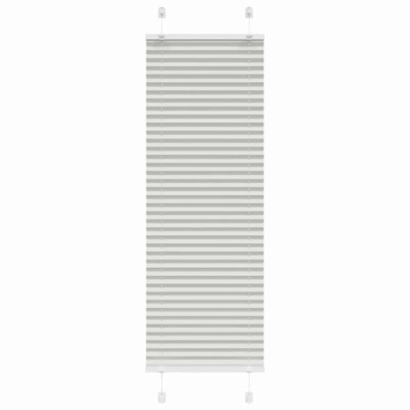 Estor Plisado gris claro 45x150 cm Tela Ancho 44,4 cm Poliéster de , Persianas y estores - Ref: Foro24-4015336, Precio: 14,91...
