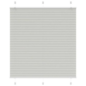Estor Plisado gris claro 120x100 cm Tela Ancho 119,4 cm de , Persianas y estores - Ref: Foro24-4015334, Precio: 22,34 €, Desc...