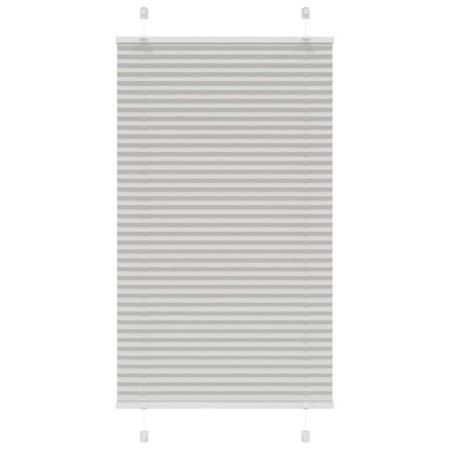 Estor Plisado gris claro 80x150 cm Tela Ancho 79,4 cm Poliéster de , Persianas y estores - Ref: Foro24-4015343, Precio: 19,07...