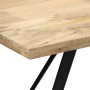 Mesa de comedor de madera maciza de mango 140x80x76 cm en Mesas de comedor | Comprar online en Foru.es
