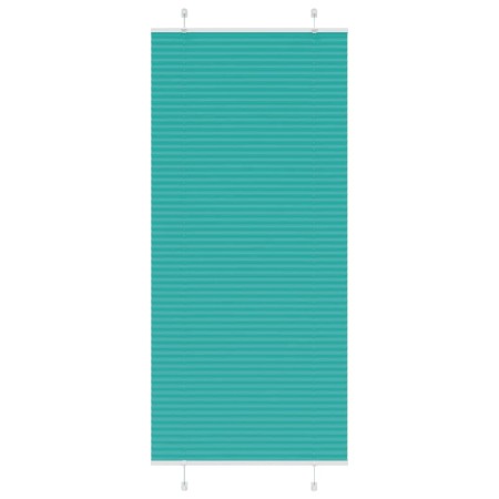 Estor Plisado verde petróleo 90x200 cm Tela Ancho 89,4 cm de , Persianas y estores - Ref: Foro24-4015413, Precio: 19,07 €, De...
