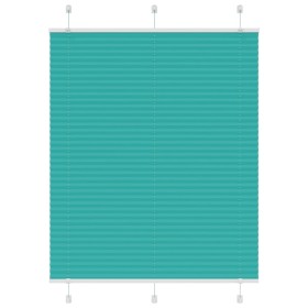 Estor Plisado verde petróleo 110x100 cm Tela Ancho 109,4 cm de , Persianas y estores - Ref: Foro24-4015383, Precio: 18,73 €, ...
