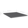 Estante estantería 8 uds contrachapada gris brillo 40x50x1,5 cm de vidaXL, Estanterías - Ref: Foro24-805201, Precio: 34,17 €,...