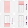 Estor Plisado rosa 100x200 cm Tela Ancho 99,4 cm Poliéster de , Persianas y estores - Ref: Foro24-4015466, Precio: 24,30 €, D...