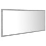 Espejo de baño LED acrílico gris hormigón 100x8,5x37 cm de vidaXL, Tocadores de baño - Ref: Foro24-804944, Precio: 55,61 €, D...