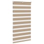Estor cebra marrón arena tejido ancho 80,9 cm poliéster de , Persianas y estores - Ref: Foro24-4014544, Precio: 23,43 €, Desc...