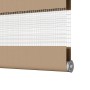 Estor cebra marrón arena tejido ancho 80,9 cm poliéster de , Persianas y estores - Ref: Foro24-4014544, Precio: 23,43 €, Desc...