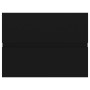 Armario para lavabo madera contrachapada negro 60x38,5x45 cm de vidaXL, Muebles de baño - Ref: Foro24-804738, Precio: 49,39 €...