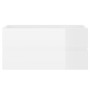 Mueble de lavabo madera ingeniería blanco brillo 90x38,5x45 cm de vidaXL, Muebles de baño - Ref: Foro24-804761, Precio: 60,46...