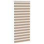 Estor cebra marrón arena tejido ancho 110,9 cm poliéster de , Persianas y estores - Ref: Foro24-4014602, Precio: 31,86 €, Des...