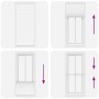 Estor Plisado blanco 85x200 cm Tela Ancho 84,4 cm Poliéster de , Persianas y estores - Ref: Foro24-4015514, Precio: 30,38 €, ...