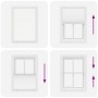 Estor Plisado blanco 90x150 cm Tela Ancho 89,4 cm Poliéster de , Persianas y estores - Ref: Foro24-4015498, Precio: 20,01 €, ...