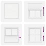 Estor Plisado blanco 120x100 cm Tela Ancho 119,4 cm Poliéster de , Persianas y estores - Ref: Foro24-4015487, Precio: 22,34 €...