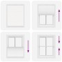 Estor Plisado blanco 110x100 cm Tela Ancho 109,4 cm Poliéster de , Persianas y estores - Ref: Foro24-4015485, Precio: 20,82 €...