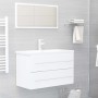 Armario para lavabo madera contrachapada blanco 80x38,5x48 cm de vidaXL, Muebles de baño - Ref: Foro24-804701, Precio: 70,08 ...