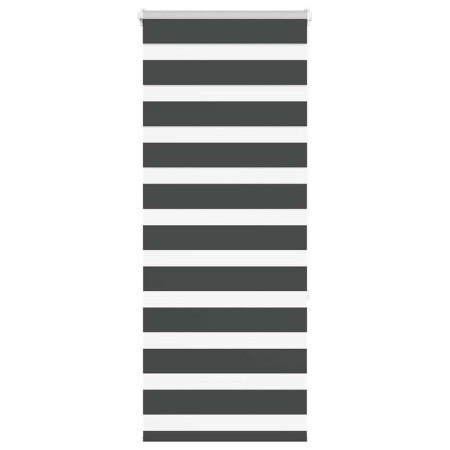 Estor cebra negro 65x150 cm tejido ancho 60,9 cm poliéster de , Persianas y estores - Ref: Foro24-4014228, Precio: 25,25 €, D...