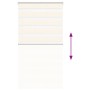 Estor cebra beige mármol tejido ancho 85,9 cm poliéster de , Persianas y estores - Ref: Foro24-4014649, Precio: 25,79 €, Desc...