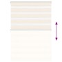 Estor cebra beige mármol tejido ancho 110,9 cm poliéster de , Persianas y estores - Ref: Foro24-4014628, Precio: 21,55 €, Des...