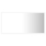 Espejo de baño LED acrílico blanco 80x8,5x37 cm de vidaXL, Tocadores de baño - Ref: Foro24-804924, Precio: 62,44 €, Descuento: %