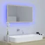 Espejo de baño acrílico color roble Sonoma 80x8,5x37 cm de vidaXL, Tocadores de baño - Ref: Foro24-804927, Precio: 43,15 €, D...