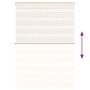 Estor cebra beige mármol tejido ancho 110,9 cm poliéster de , Persianas y estores - Ref: Foro24-4014654, Precio: 32,44 €, Des...