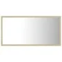 Espejo de baño acrílico color roble Sonoma 80x8,5x37 cm de vidaXL, Tocadores de baño - Ref: Foro24-804927, Precio: 43,15 €, D...
