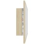 Espejo de baño acrílico color roble Sonoma 80x8,5x37 cm de vidaXL, Tocadores de baño - Ref: Foro24-804927, Precio: 43,89 €, D...