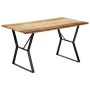 Mesa de comedor de madera maciza reciclada 140x80x76 cm en Mesas de comedor | Comprar online en Foru.es