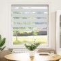 Estor cebra blanco 115x150 cm tejido ancho 110,9 cm poliéster de , Persianas y estores - Ref: Foro24-4014758, Precio: 38,78 €...