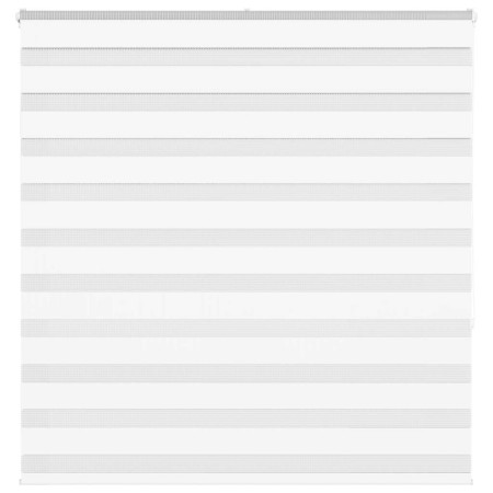 Estor cebra blanco 145x150 cm tejido ancho 140,9 cm poliéster de , Persianas y estores - Ref: Foro24-4014764, Precio: 38,30 €...