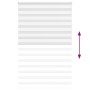 Estor cebra blanco 140x230 cm tejido ancho 135,9 cm poliéster de , Persianas y estores - Ref: Foro24-4014815, Precio: 36,07 €...