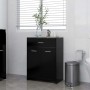 Armario de baño madera contrachapada negro 60x33x80 cm de vidaXL, Muebles de baño - Ref: Foro24-805025, Precio: 78,84 €, Desc...
