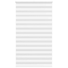 Estor cebra blanco 130x200 cm tejido ancho 125,9 cm poliéster de , Persianas y estores - Ref: Foro24-4014787, Precio: 36,82 €...