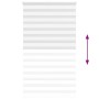 Estor cebra blanco 130x200 cm tejido ancho 125,9 cm poliéster de , Persianas y estores - Ref: Foro24-4014787, Precio: 36,82 €...