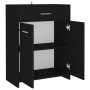 Armario de baño madera contrachapada negro 60x33x80 cm de vidaXL, Muebles de baño - Ref: Foro24-805025, Precio: 78,84 €, Desc...