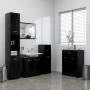 Armario de baño madera contrachapada negro 60x33x80 cm de vidaXL, Muebles de baño - Ref: Foro24-805025, Precio: 78,84 €, Desc...