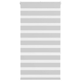Estor cebra gris claro 90x150 cm tejido ancho 85,9 cm poliéster de , Persianas y estores - Ref: Foro24-4014441, Precio: 21,68...