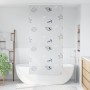 Estor enrollable para ducha casete tela 90x240 cm ancho 86 cm de , Persianas y estores - Ref: Foro24-4015011, Precio: 19,24 €...