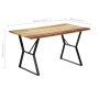 Mesa de comedor de madera maciza reciclada 140x80x76 cm en Mesas de comedor | Comprar online en Foru.es
