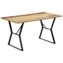 Mesa de comedor de madera maciza reciclada 140x80x76 cm en Mesas de comedor | Comprar online en Foru.es