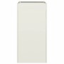 Jardinera de acero laminado en frío blanco 40x40x80 cm de , Maceteros y jardineras - Ref: Foro24-860704, Precio: 84,70 €, Des...