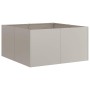 Jardinera oxidada 80x80x40 cm acero corten de , Maceteros y jardineras - Ref: Foro24-860744, Precio: 75,12 €, Descuento: %