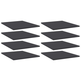 Estantes para estantería 8 uds contrachapada gris 40x30x1,5 cm de vidaXL, Estanterías - Ref: Foro24-805191, Precio: 38,47 €, ...