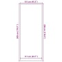 Felpudo negro 115x300 cm de , Felpudos - Ref: Foro24-4105565, Precio: 71,92 €, Descuento: %