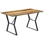 Mesa de comedor de madera maciza reciclada 140x80x76 cm en Mesas de comedor | Comprar online en Foru.es