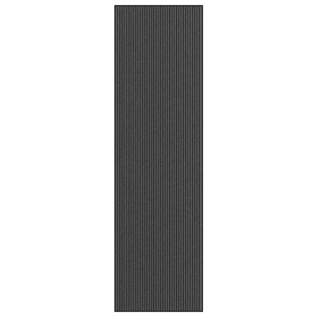 Felpudo a rayas negro y gris 115x400 cm de , Felpudos - Ref: Foro24-4105599, Precio: 93,39 €, Descuento: %
