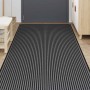 Felpudo a rayas negro y gris 115x400 cm de , Felpudos - Ref: Foro24-4105599, Precio: 93,39 €, Descuento: %